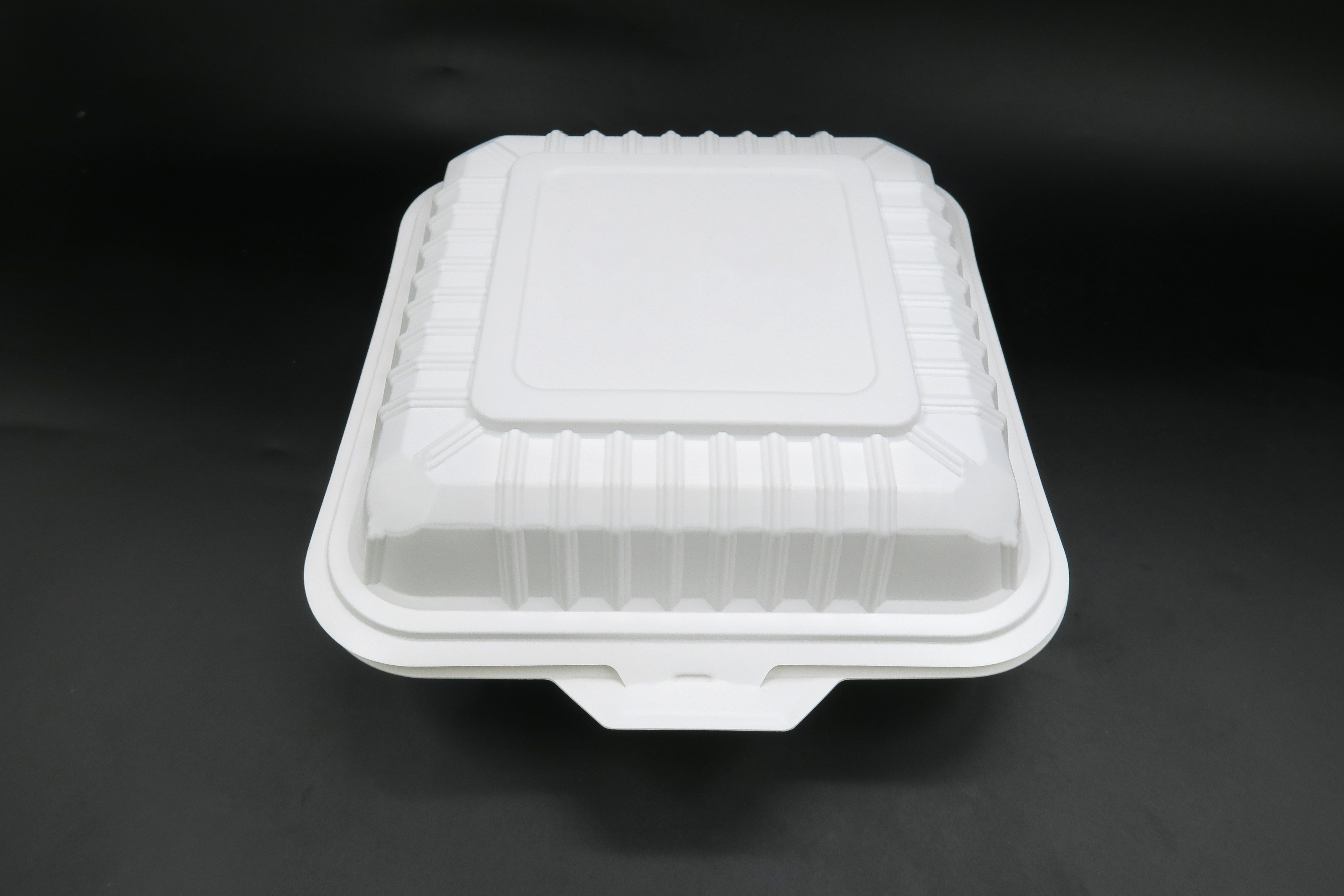 Kompostierbare Lunchbox Bioleader Kompostierbare Einweg-Lunchbox aus Maisstärke