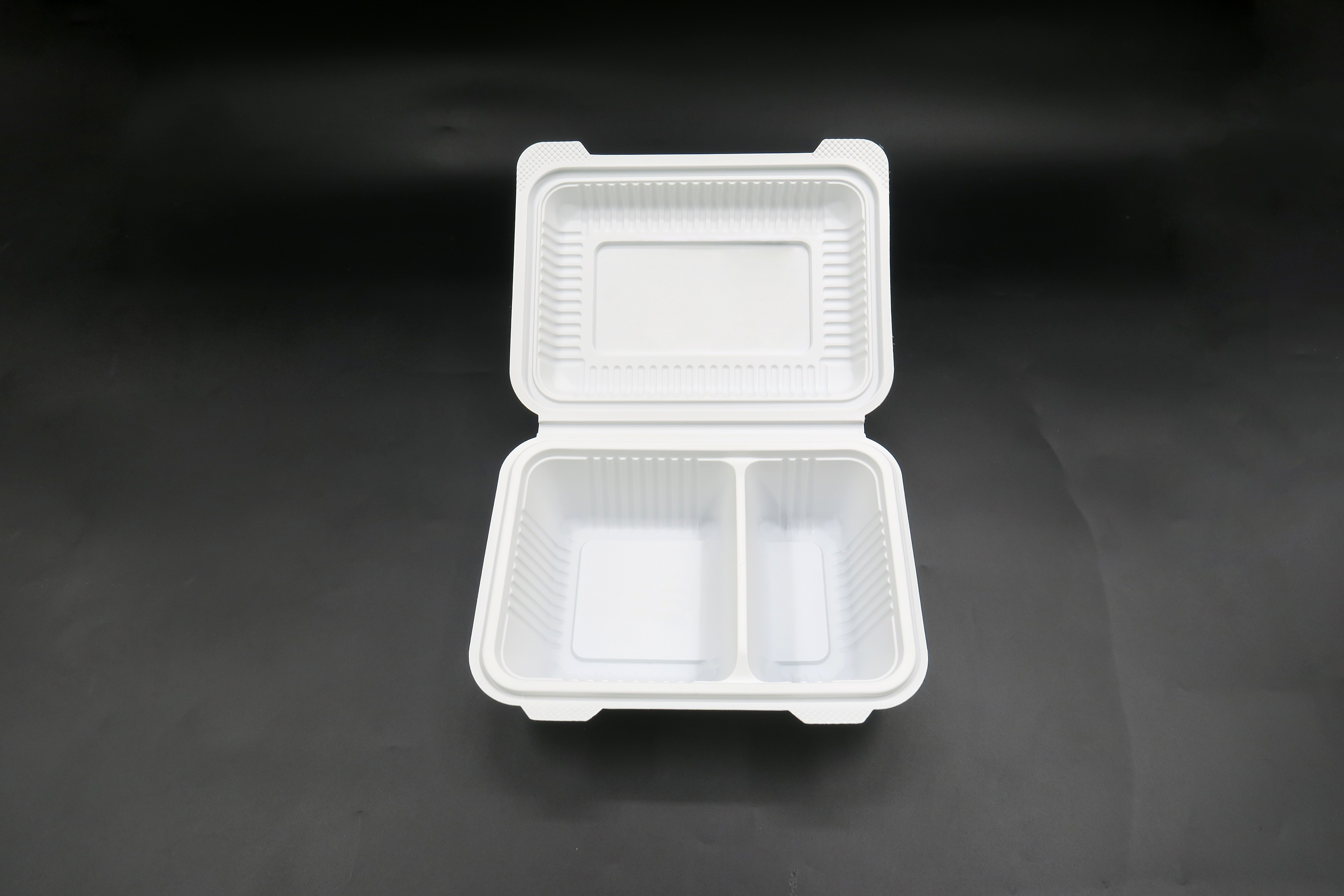 Fabrik-Einweg-Lunchbox aus Maisstärke aus Kunststoff zum Mitnehmen