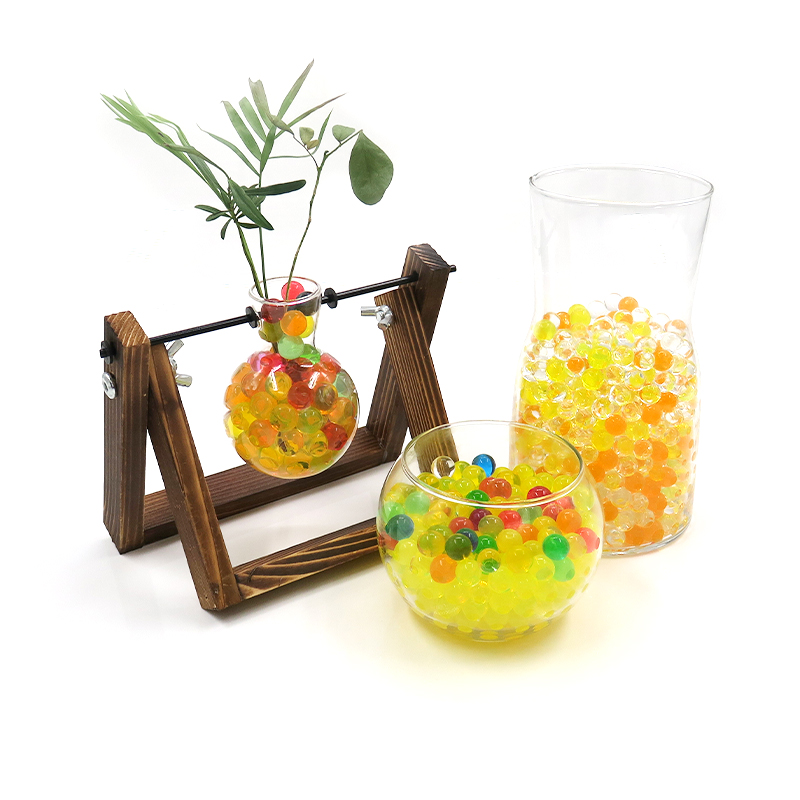 Absorbierende Gelee-Gel-Kugel-Wasserperlen für Dekoration und Bepflanzung