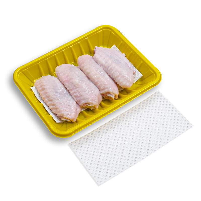 OEM-Vliesstoff-SAP-Einweg-Absorptionspads für Fische, Lebensmittelpads für Supermärkte